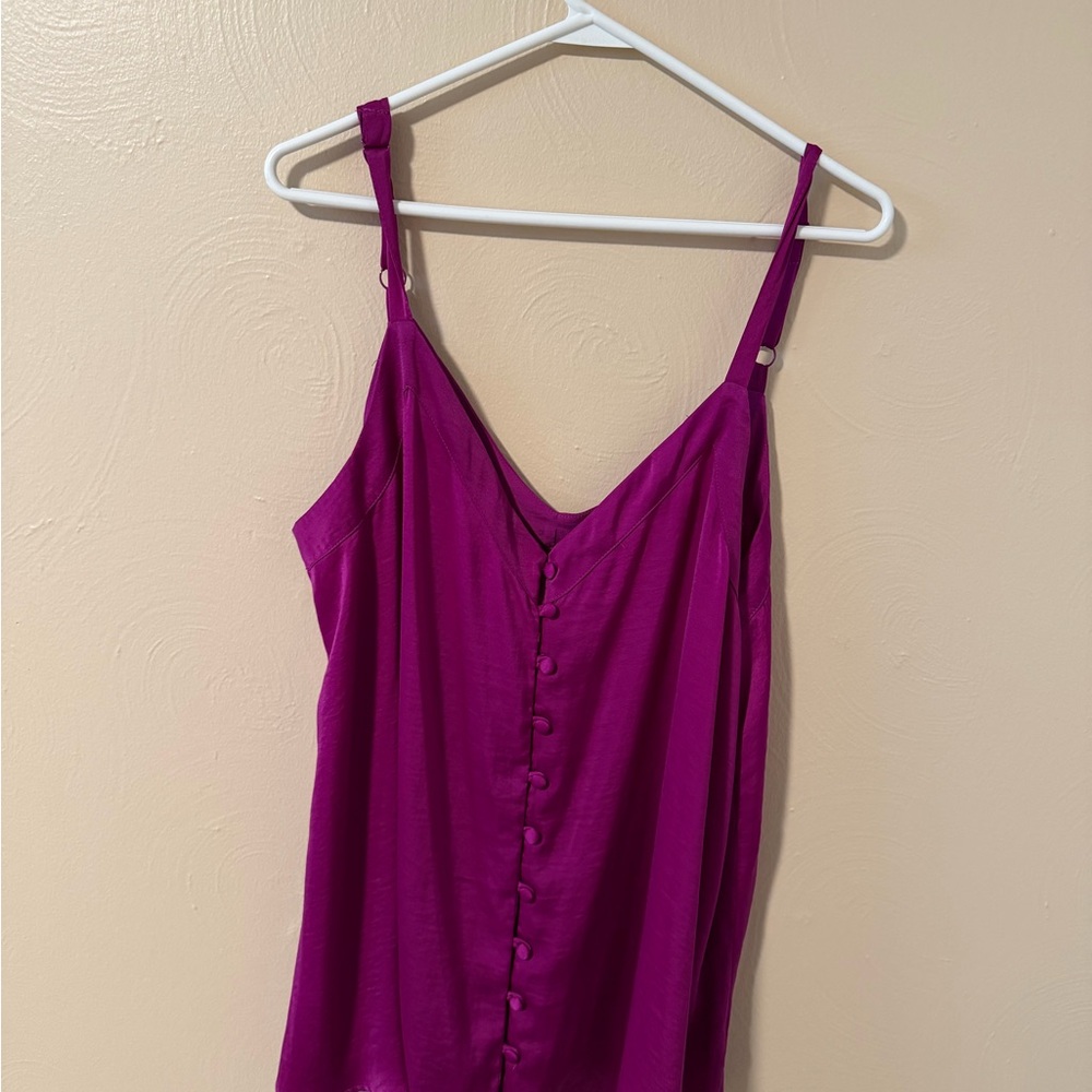 Torrid Fuchsia Button-Front Camisole